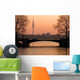 Sunset Eilbekkanal Wall Decal