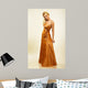 Attractive Young Woman in Evening Dress Portrait Wall Mural