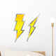 Lightning bolts Wall Decal