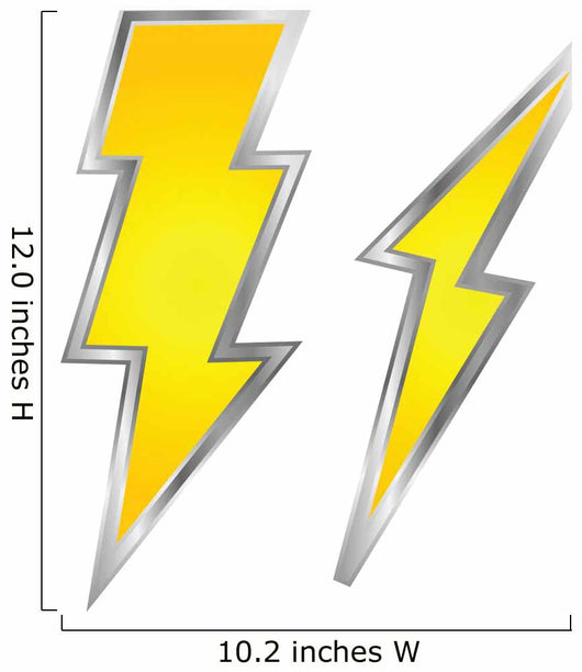 Lightning bolts Wall Decal