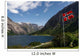 Norwegian Flag at Hardangerfjord, Norway Wall Mural