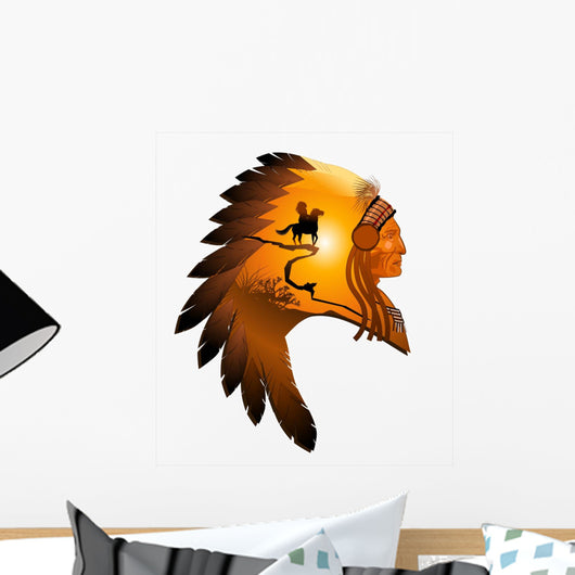 Apache Chief Wall Decal