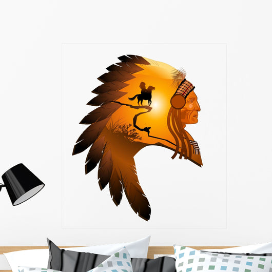 Apache Chief Wall Decal