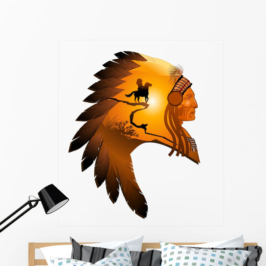 Apache Chief Wall Decal