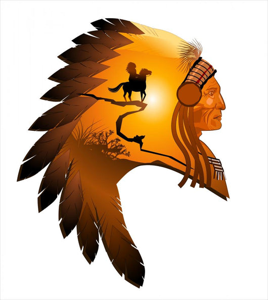 Apache Chief Wall Decal