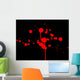 ink splatters Wall Mural