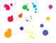 ink splatters Wall Decal