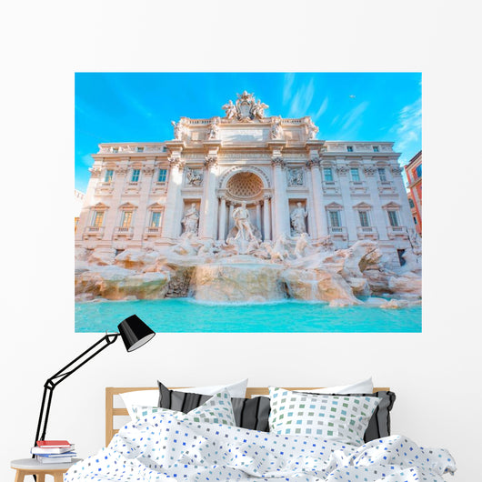 Trevi Fountain Fontana Di Wall Decal