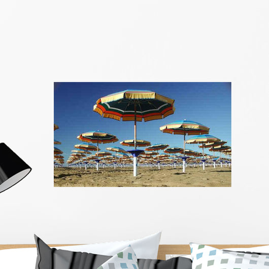 Beach Umbrella 2 Wall Decal