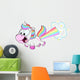 Rainbow Farting Unicorn Wall Decal