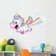 Rainbow Farting Unicorn Wall Decal