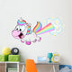 Rainbow Farting Unicorn Wall Decal