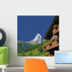 Matterhorn and Swiss Chalet Wall Decal
