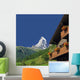 Matterhorn and Swiss Chalet Wall Decal