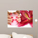 Hands With Pink Manicure Candle and Lily Wall Mural
