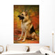 German Shepherd Sitting Wall Mural
