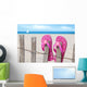 Flip Flops Beach Fence Wall Decal
