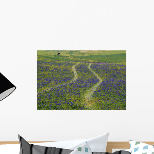 Grape Hyacinths Cover Original Wall Mural