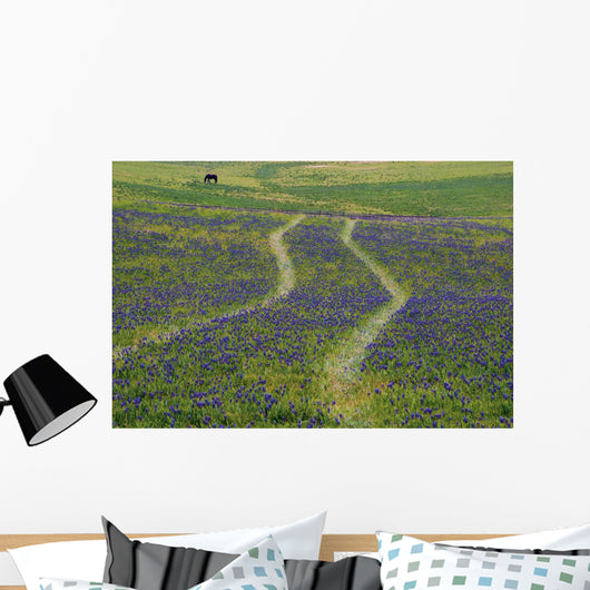 Grape Hyacinths Cover Original Wall Mural
