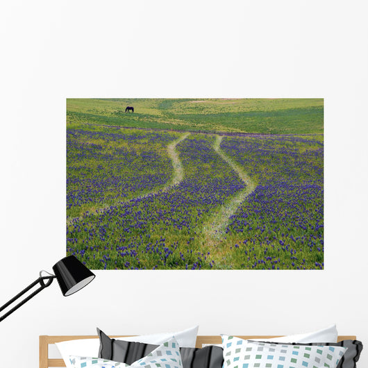 Grape Hyacinths Cover Original Wall Mural