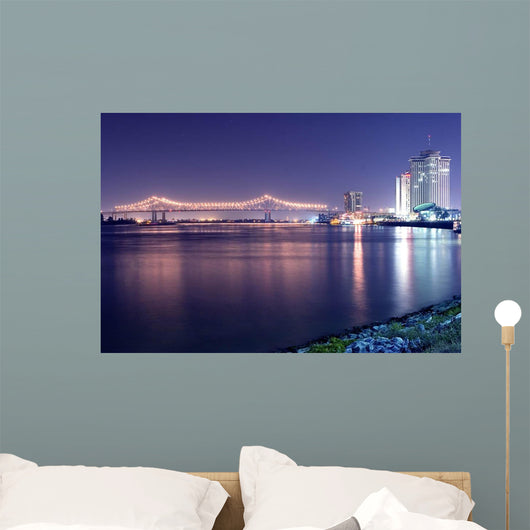 New Orleans Mississippi Wall Decal