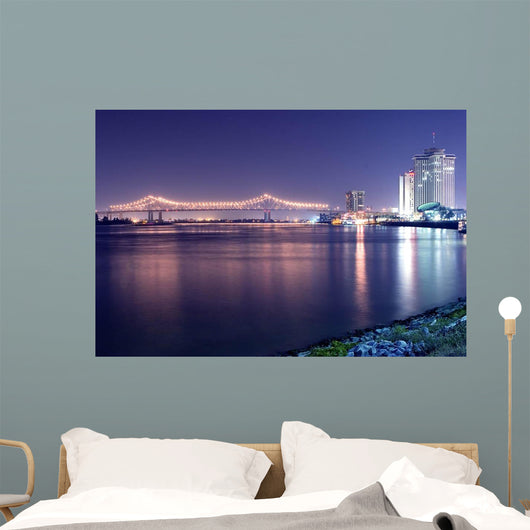 New Orleans Mississippi Wall Decal