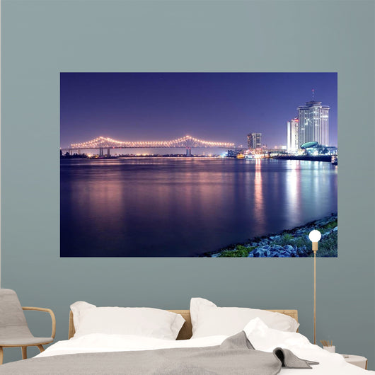 New Orleans Mississippi Wall Decal