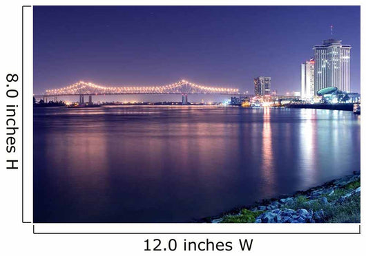 New Orleans Mississippi Wall Decal