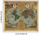 Old Map Wall Mural