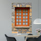 Wooden Rustic Vertical Window Wall Mural