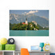 Church on the Bled Island, Slovenia Wall Mural