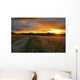 Sunset Landscape Wall Decal