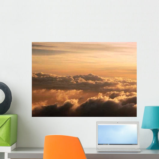 High Altitude Cloudscape Wall Decal