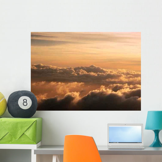 High Altitude Cloudscape Wall Decal