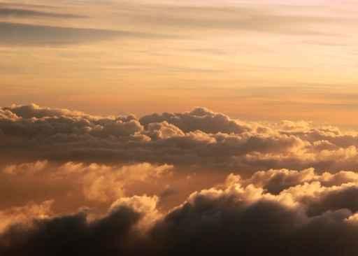 High Altitude Cloudscape Wall Decal