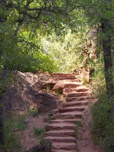 Stone Stairs as Hiking Wall Decal