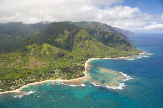 Kauai aerial view Wall Mural