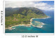 Kauai aerial view Wall Mural