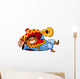 Happy Mexican Man With a Guitar Wall Decal