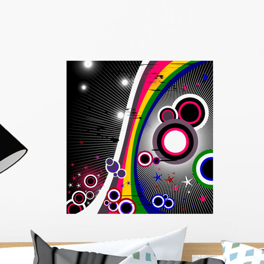 Retro Background Wall Mural