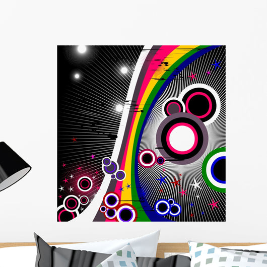 Retro Background Wall Mural