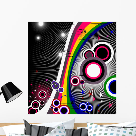 Retro Background Wall Mural