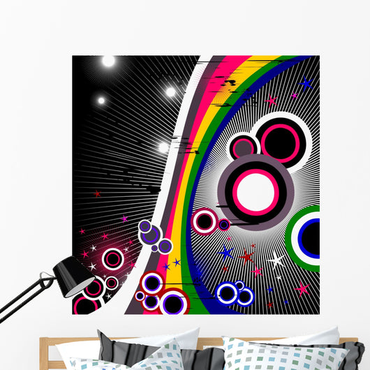 Retro Background Wall Mural