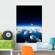 Airplane with Wing Wall Decal Design 2
