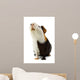 Guinea Pig Isolated on White Wall Decal