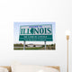 Illinois Welcome Sign Wall Mural