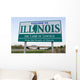 Illinois Welcome Sign Wall Mural