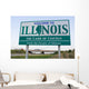 Illinois Welcome Sign Wall Mural