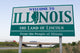 Illinois Welcome Sign Wall Mural