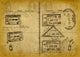 Grunge Passport Stamps Wall Mural